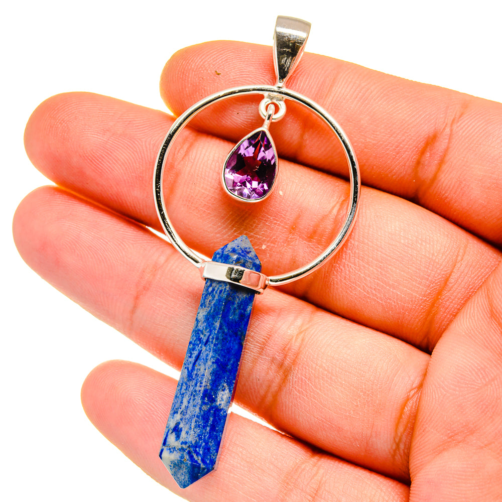 Lapis Lazuli Pendants handcrafted by Ana Silver Co - PD15664