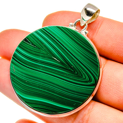 Malachite Pendants handcrafted by Ana Silver Co - PD15680