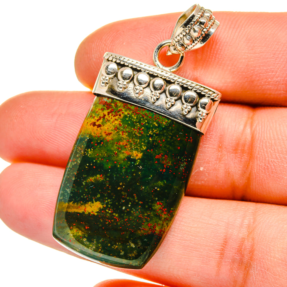 Bloodstone Pendants handcrafted by Ana Silver Co - PD15690