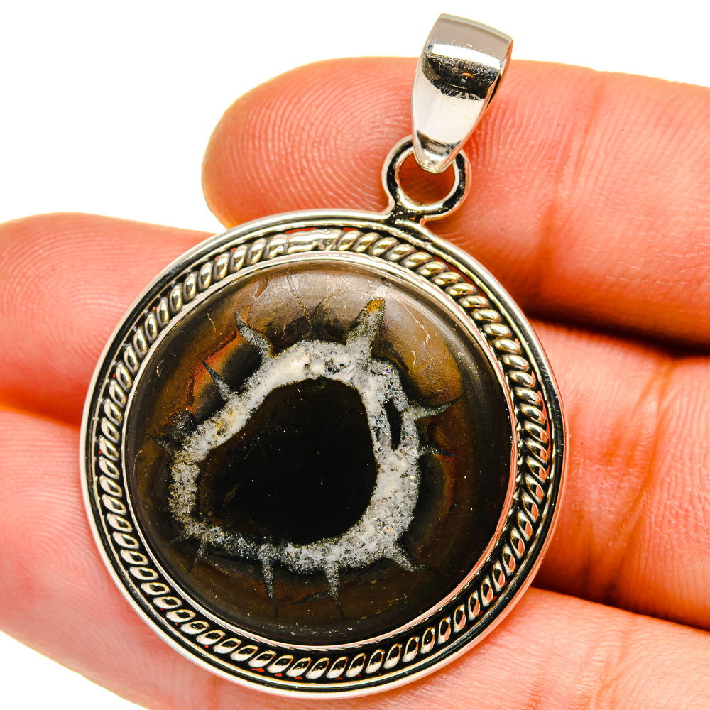Septarian Geode Pendants handcrafted by Ana Silver Co - PD15694