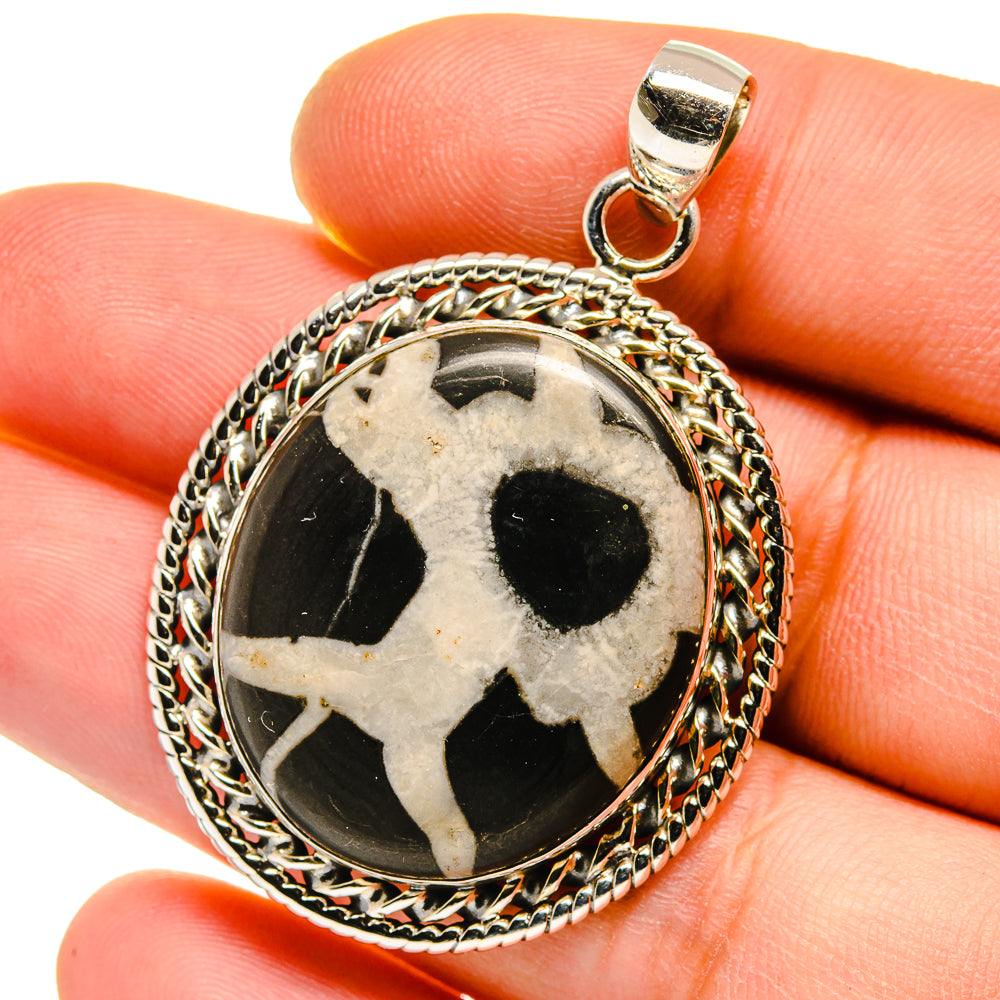Septarian Geode Pendants handcrafted by Ana Silver Co - PD15695