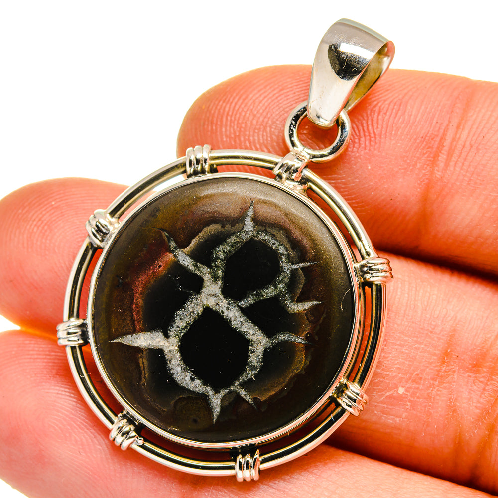 Septarian Geode Pendants handcrafted by Ana Silver Co - PD15696