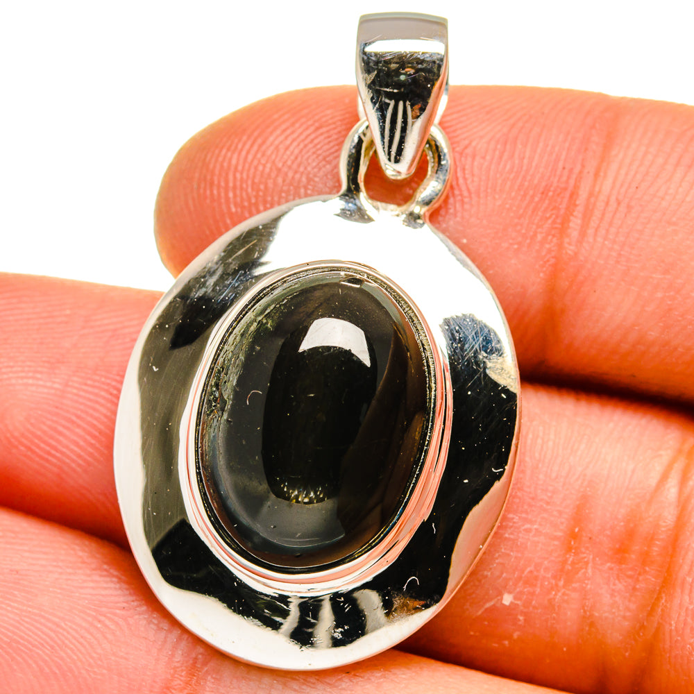 Star Diopside Pendants handcrafted by Ana Silver Co - PD15698