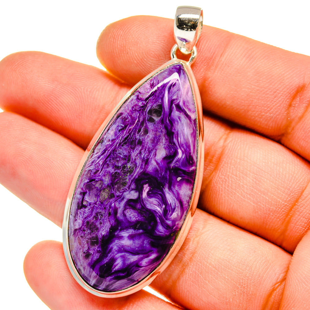 Charoite Pendants handcrafted by Ana Silver Co - PD15709