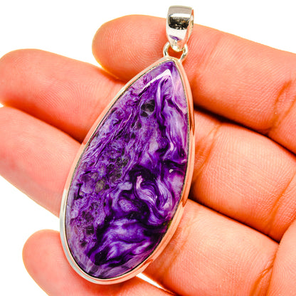 Charoite Pendants handcrafted by Ana Silver Co - PD15709
