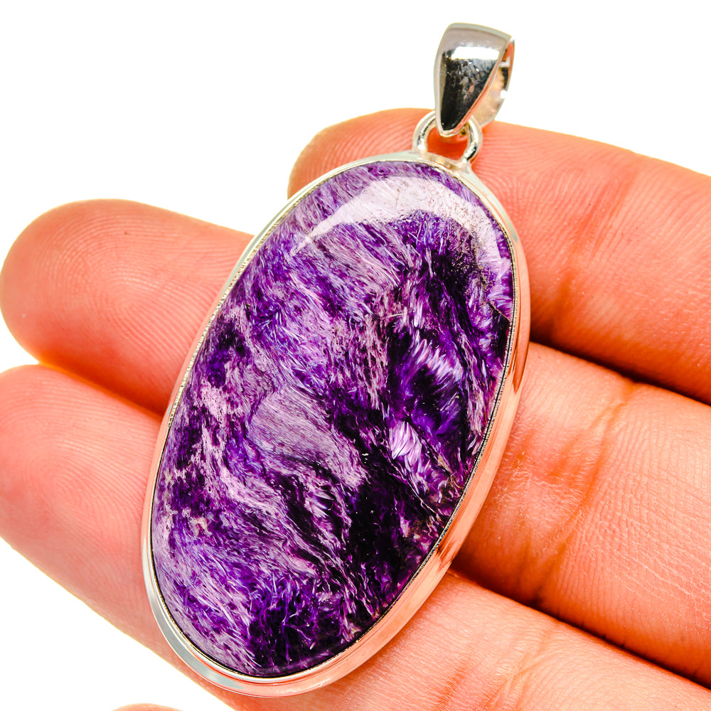 Charoite Pendants handcrafted by Ana Silver Co - PD15710