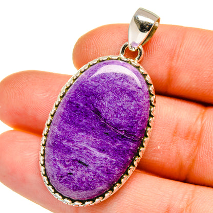 Charoite Pendants handcrafted by Ana Silver Co - PD15715