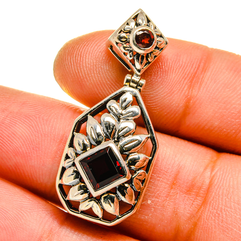 Garnet Pendants handcrafted by Ana Silver Co - PD15730
