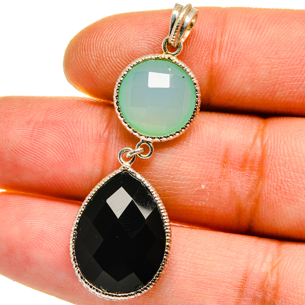 Black Onyx Pendants handcrafted by Ana Silver Co - PD15740