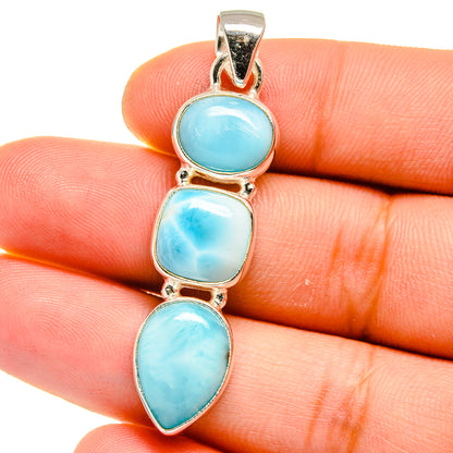 Larimar Pendants handcrafted by Ana Silver Co - PD15755