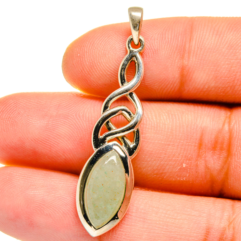 Prehnite Pendants handcrafted by Ana Silver Co - PD15756