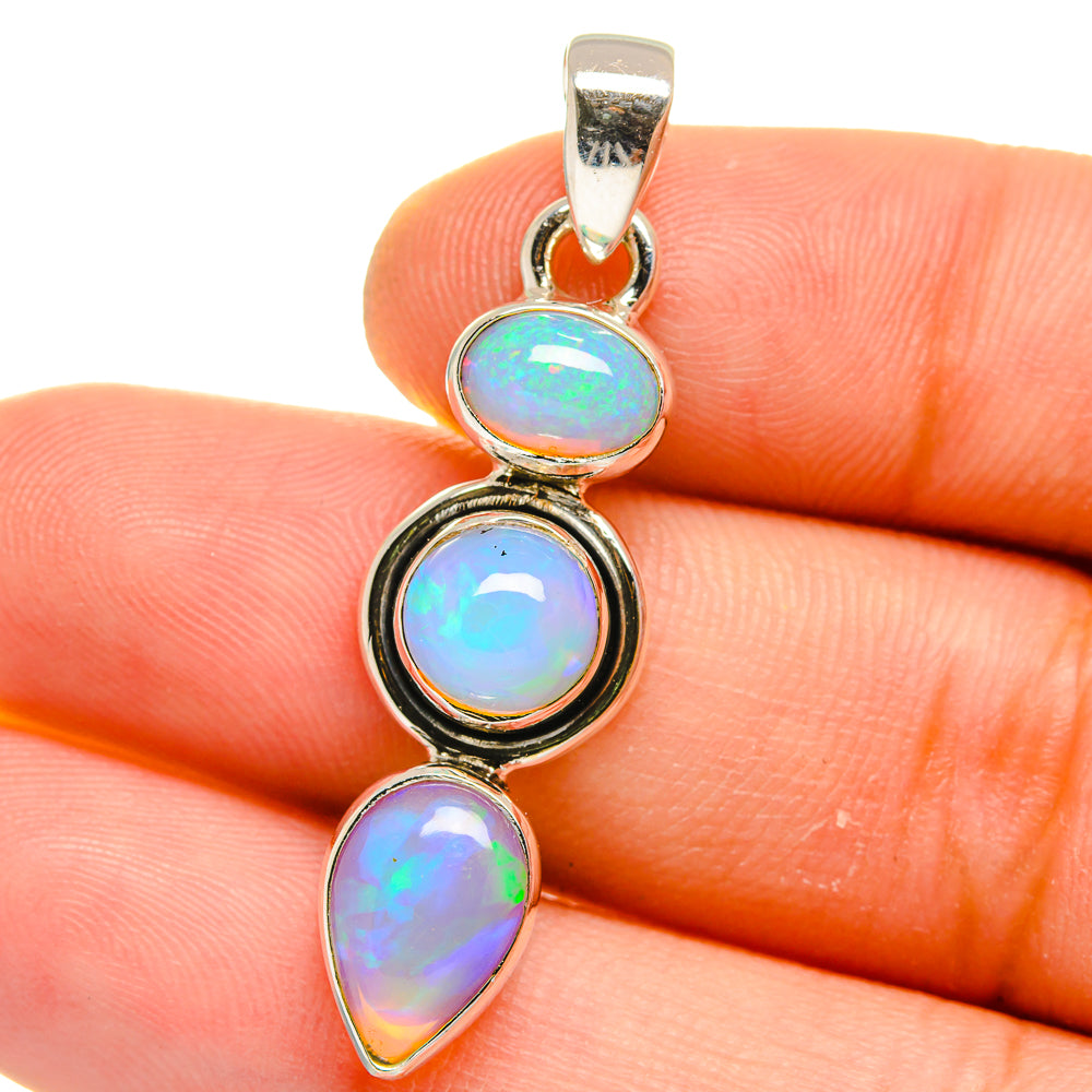 Ethiopian Opal Pendants handcrafted by Ana Silver Co - PD15759