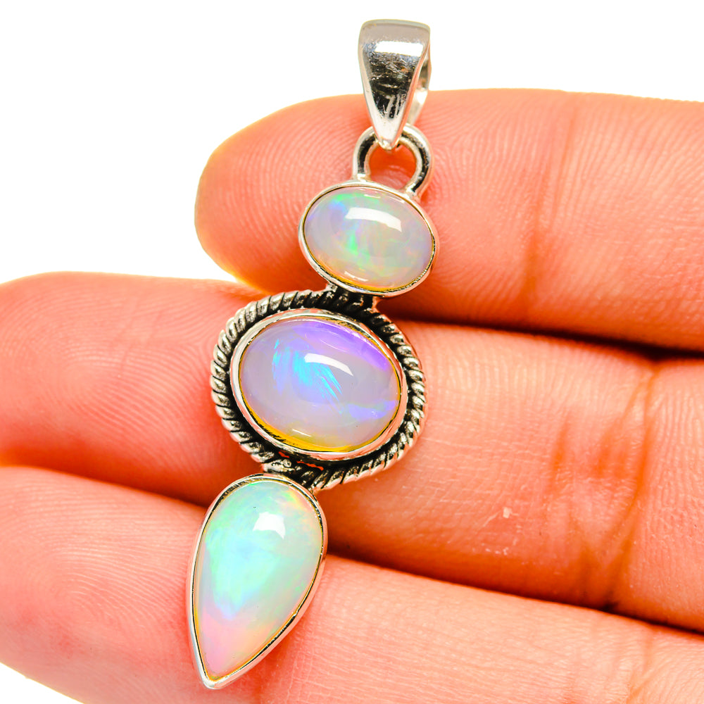 Ethiopian Opal Pendants handcrafted by Ana Silver Co - PD15760