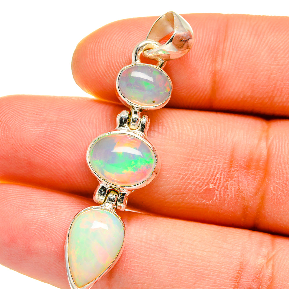 Ethiopian Opal Pendants handcrafted by Ana Silver Co - PD15761