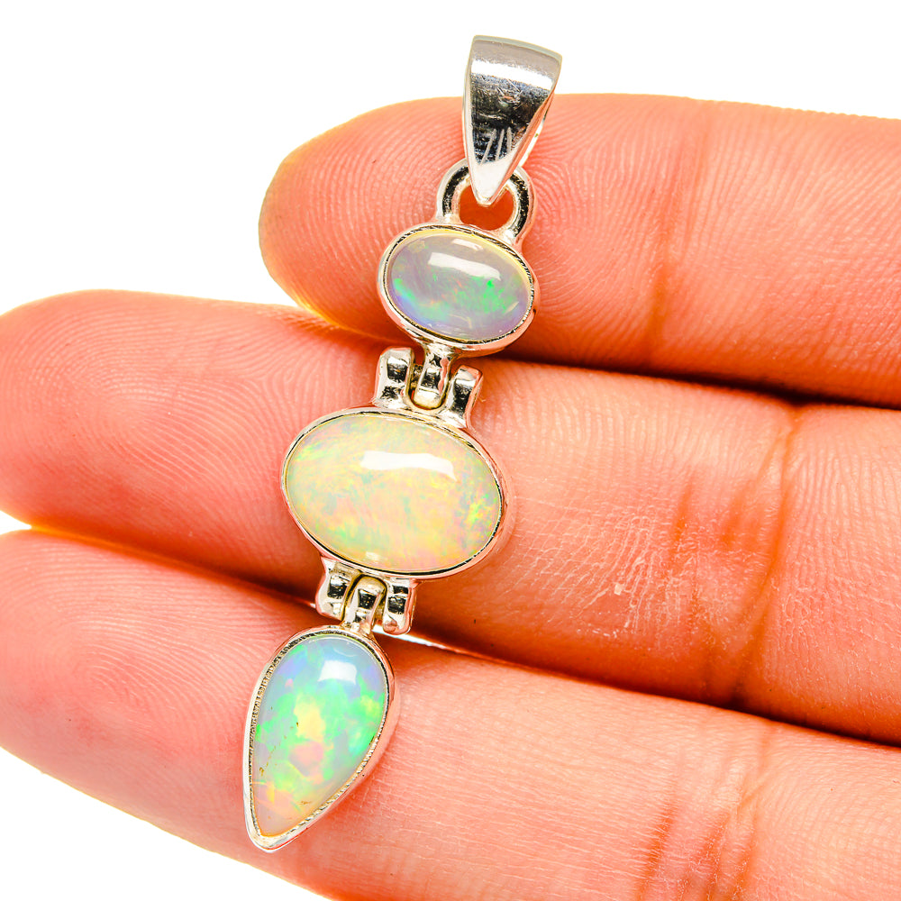 Ethiopian Opal Pendants handcrafted by Ana Silver Co - PD15766