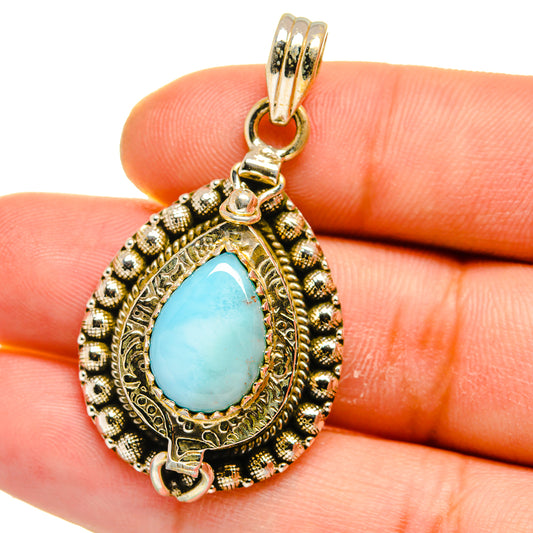 Larimar Pendants handcrafted by Ana Silver Co - PD15770