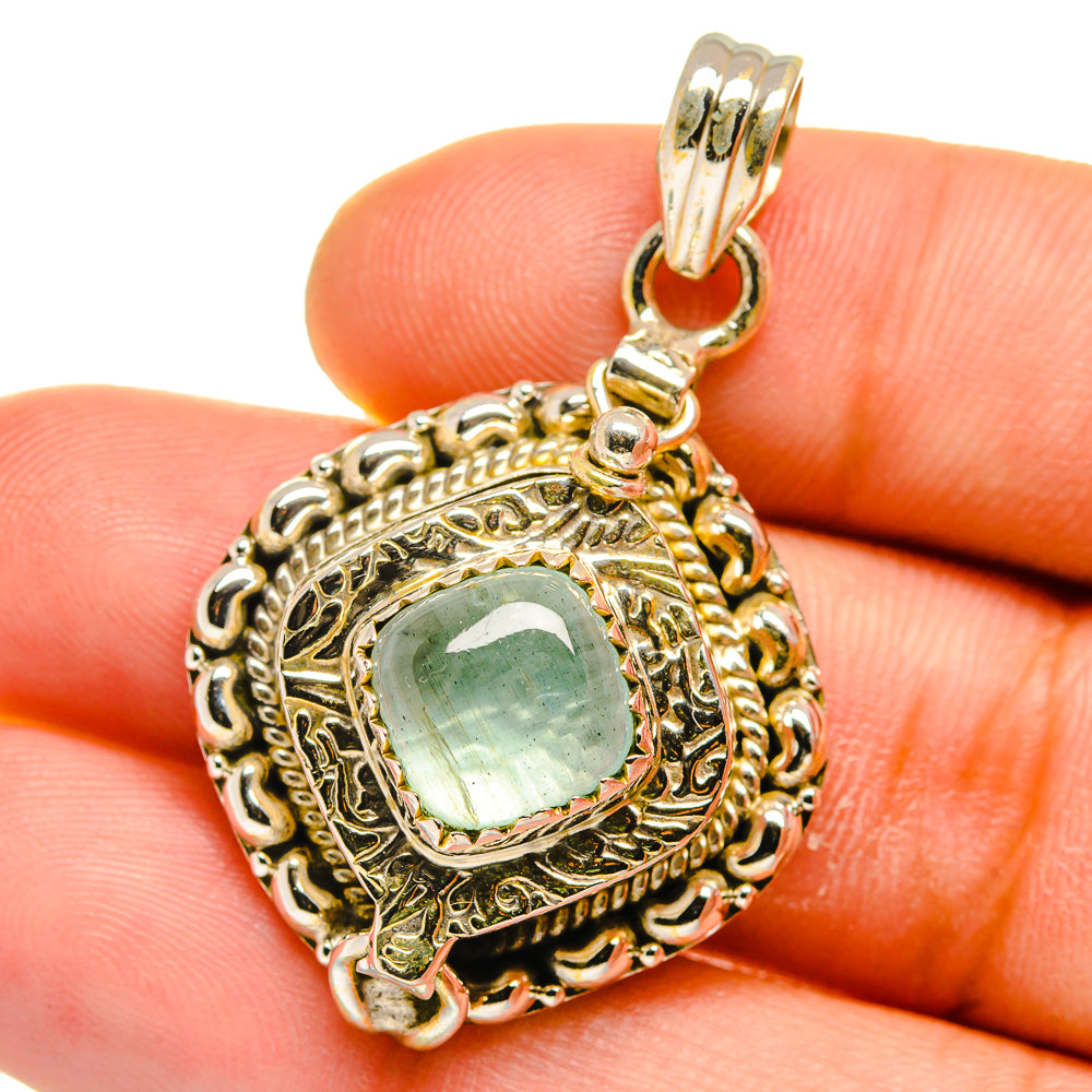 Aquamarine Pendants handcrafted by Ana Silver Co - PD15773