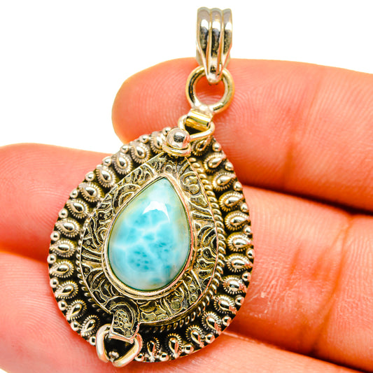 Larimar Pendants handcrafted by Ana Silver Co - PD15775