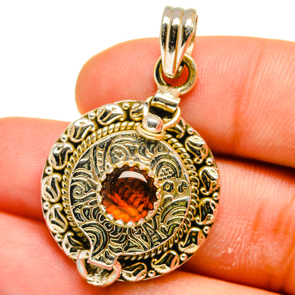 Garnet Pendants handcrafted by Ana Silver Co - PD15777