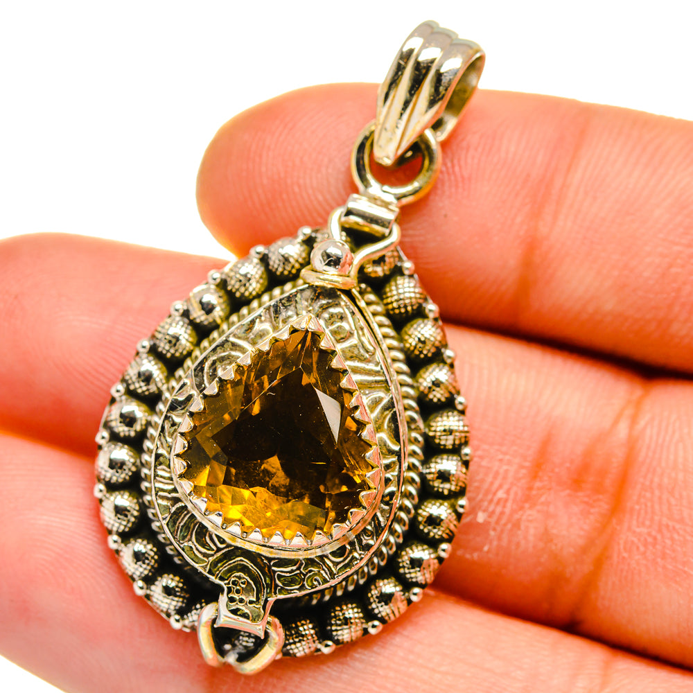 Citrine Pendants handcrafted by Ana Silver Co - PD15779