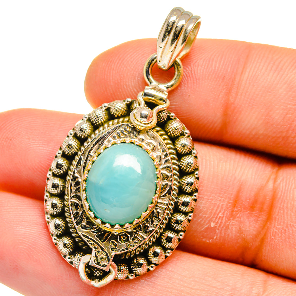 Larimar Pendants handcrafted by Ana Silver Co - PD15780