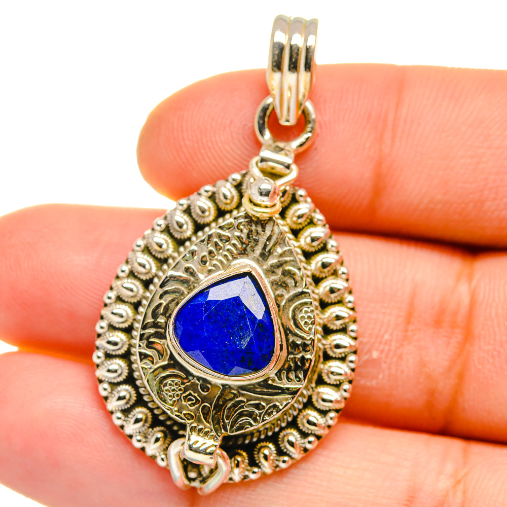 Lapis Lazuli Pendants handcrafted by Ana Silver Co - PD15782