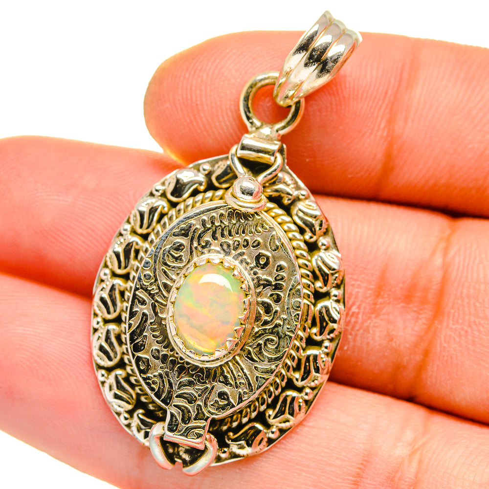 Ethiopian Opal Pendants handcrafted by Ana Silver Co - PD15785