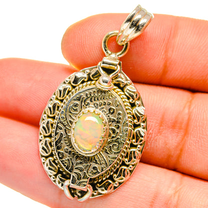 Ethiopian Opal Pendants handcrafted by Ana Silver Co - PD15785