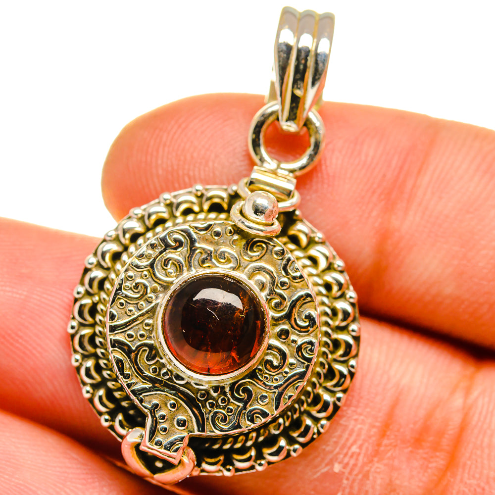 Garnet Pendants handcrafted by Ana Silver Co - PD15788