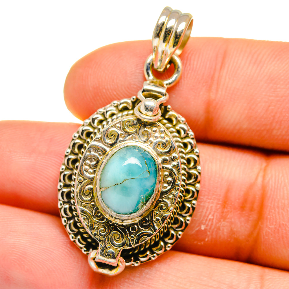 Larimar Pendants handcrafted by Ana Silver Co - PD15792