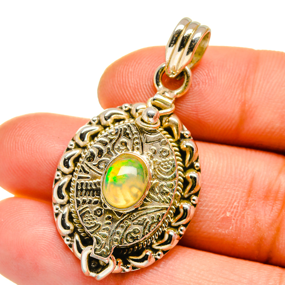 Ethiopian Opal Pendants handcrafted by Ana Silver Co - PD15797