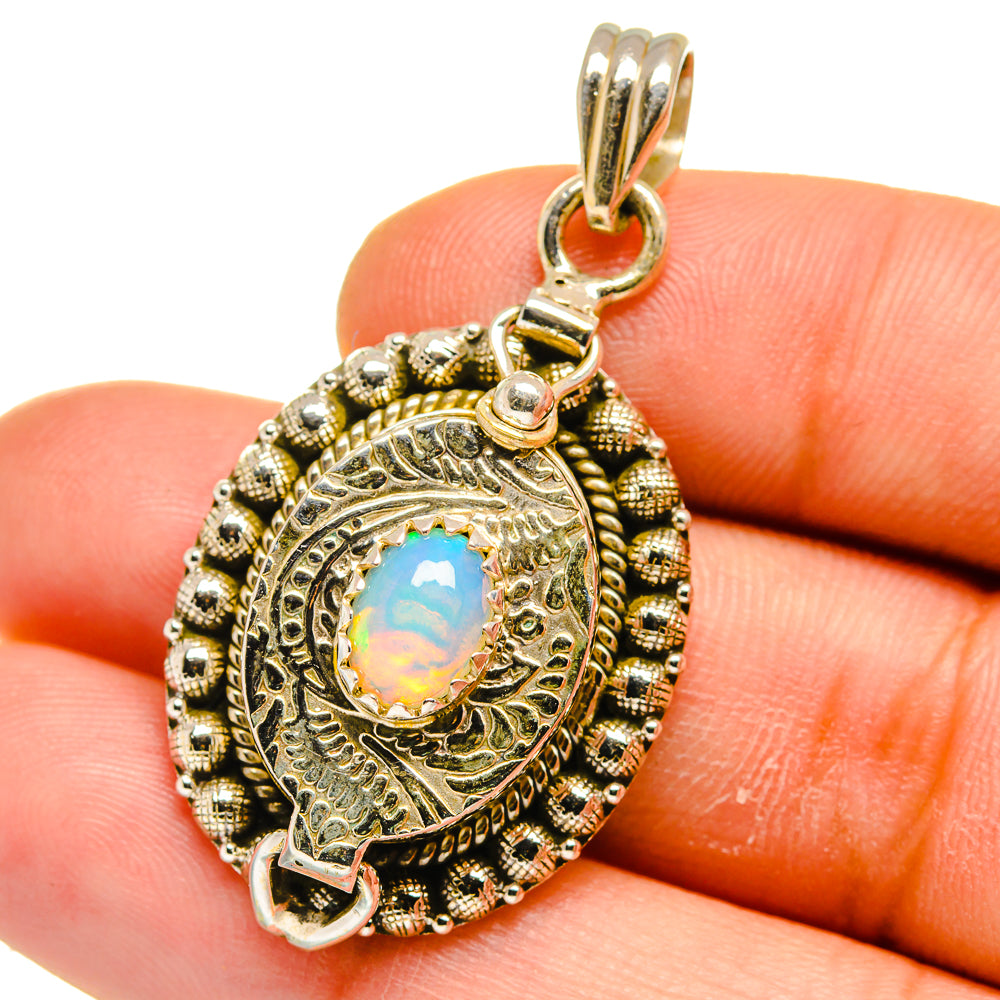 Ethiopian Opal Pendants handcrafted by Ana Silver Co - PD15798