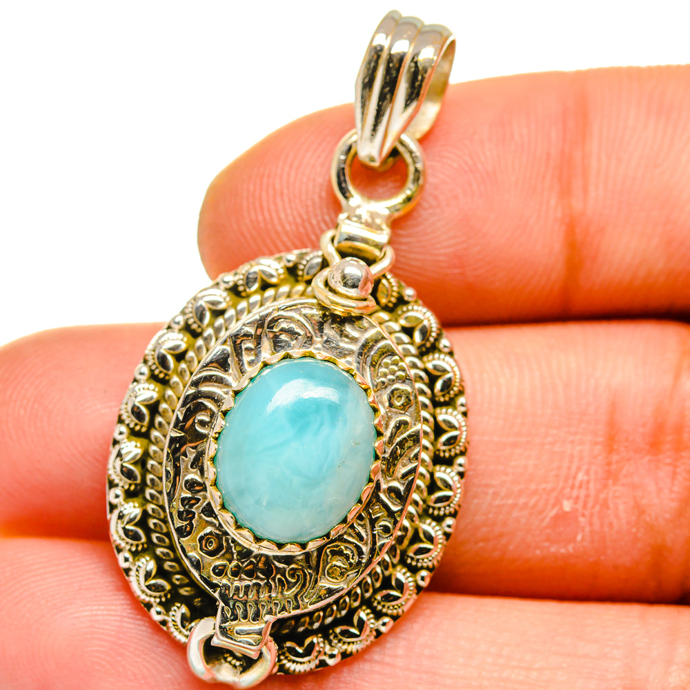 Larimar Pendants handcrafted by Ana Silver Co - PD15799
