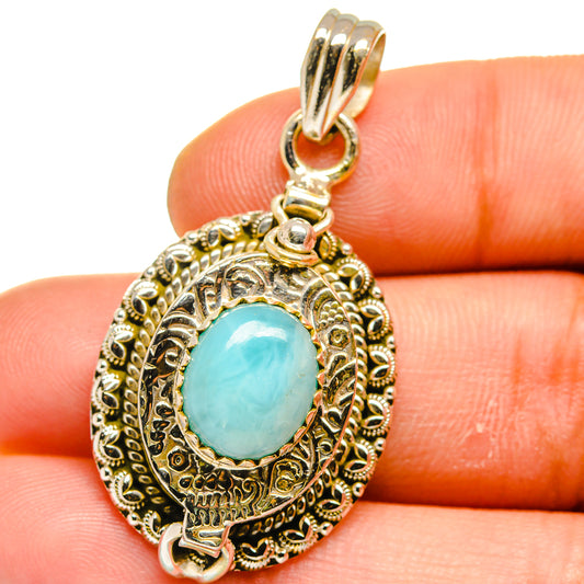 Larimar Pendants handcrafted by Ana Silver Co - PD15799