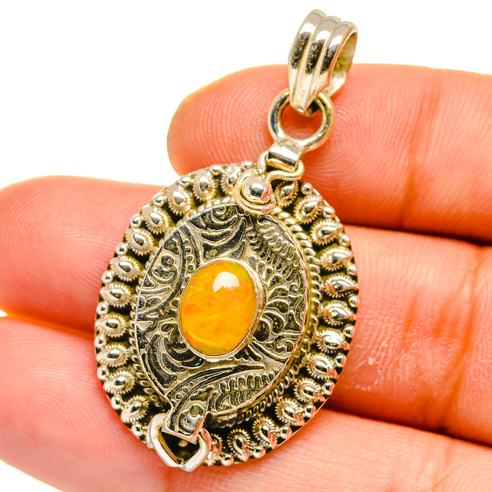 Ethiopian Opal Pendants handcrafted by Ana Silver Co - PD15801