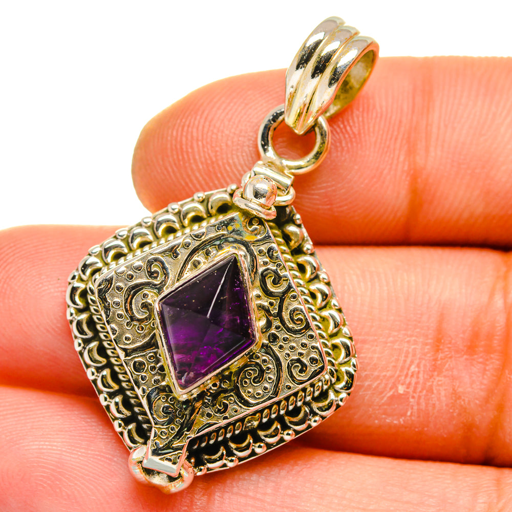 Amethyst Pendants handcrafted by Ana Silver Co - PD15802
