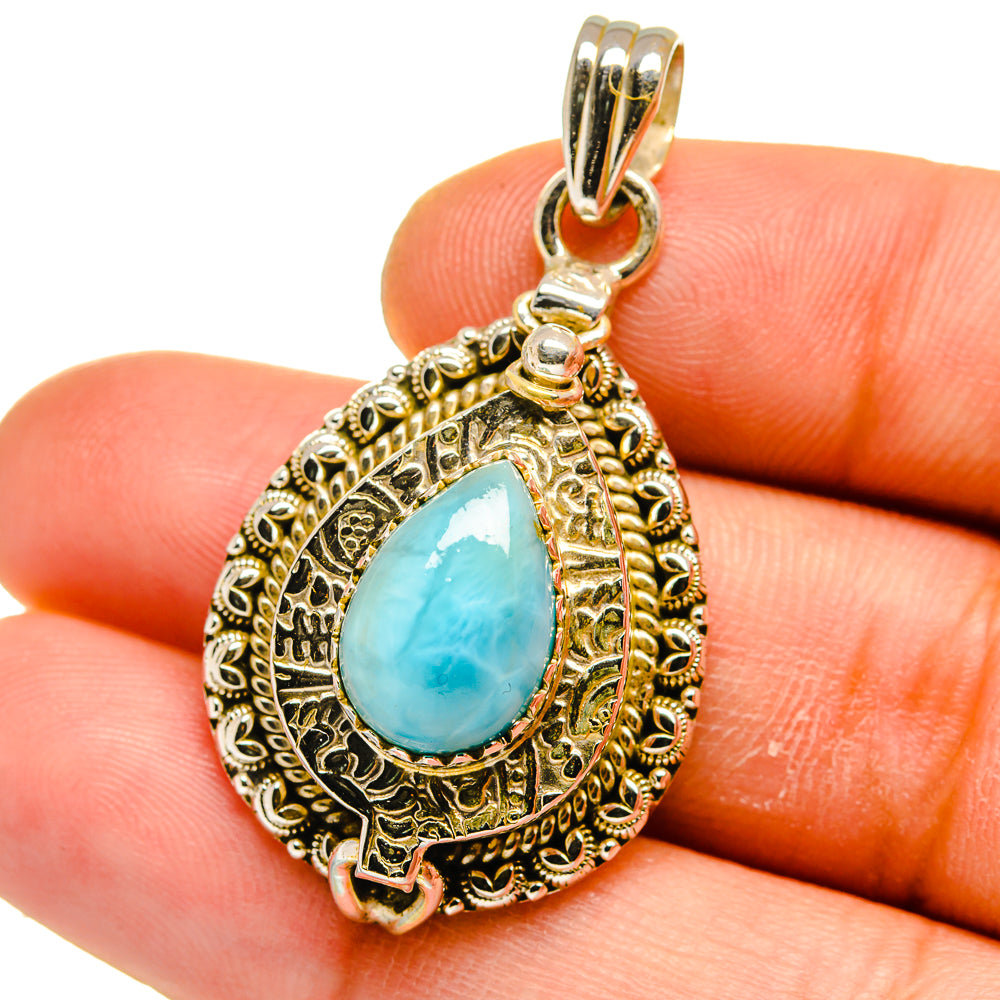 Larimar Pendants handcrafted by Ana Silver Co - PD15803