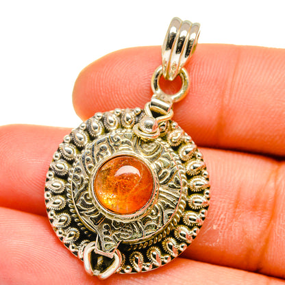 Sunstone Pendants handcrafted by Ana Silver Co - PD15804