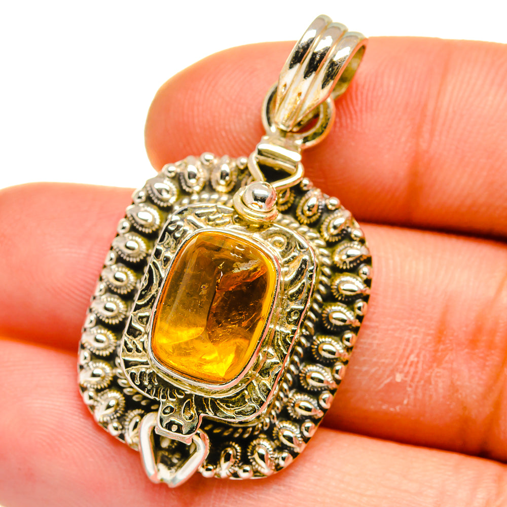 Citrine Pendants handcrafted by Ana Silver Co - PD15807