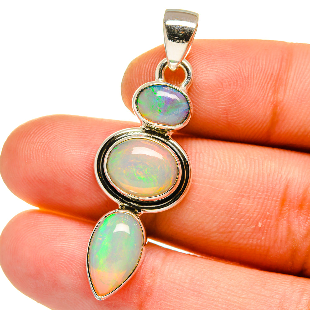 Ethiopian Opal Pendants handcrafted by Ana Silver Co - PD15813