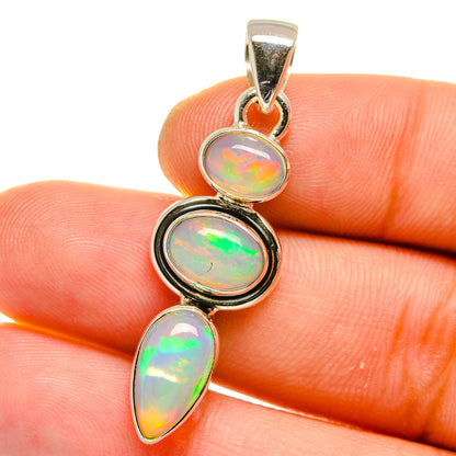 Ethiopian Opal Pendants handcrafted by Ana Silver Co - PD15814