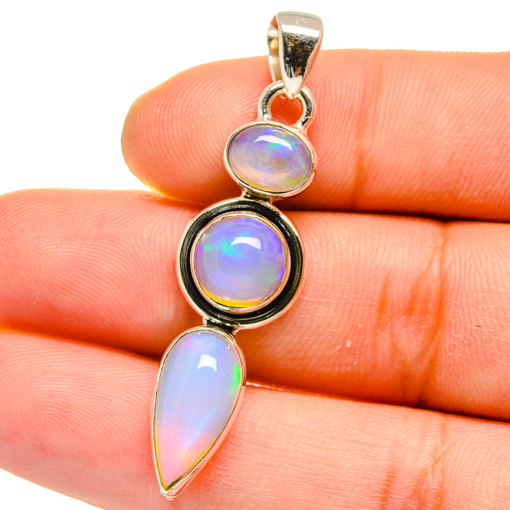 Ethiopian Opal Pendants handcrafted by Ana Silver Co - PD15815