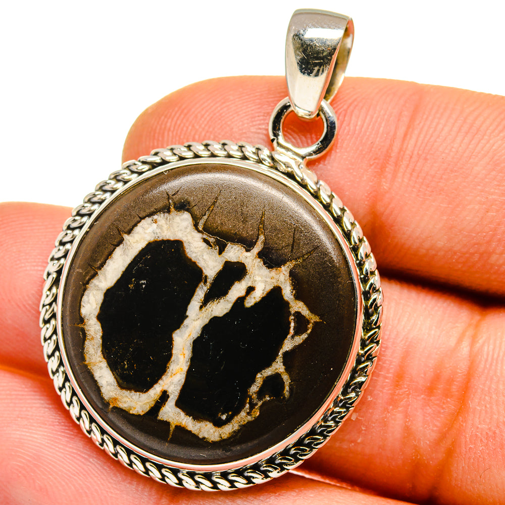 Septarian Geode Pendants handcrafted by Ana Silver Co - PD15831