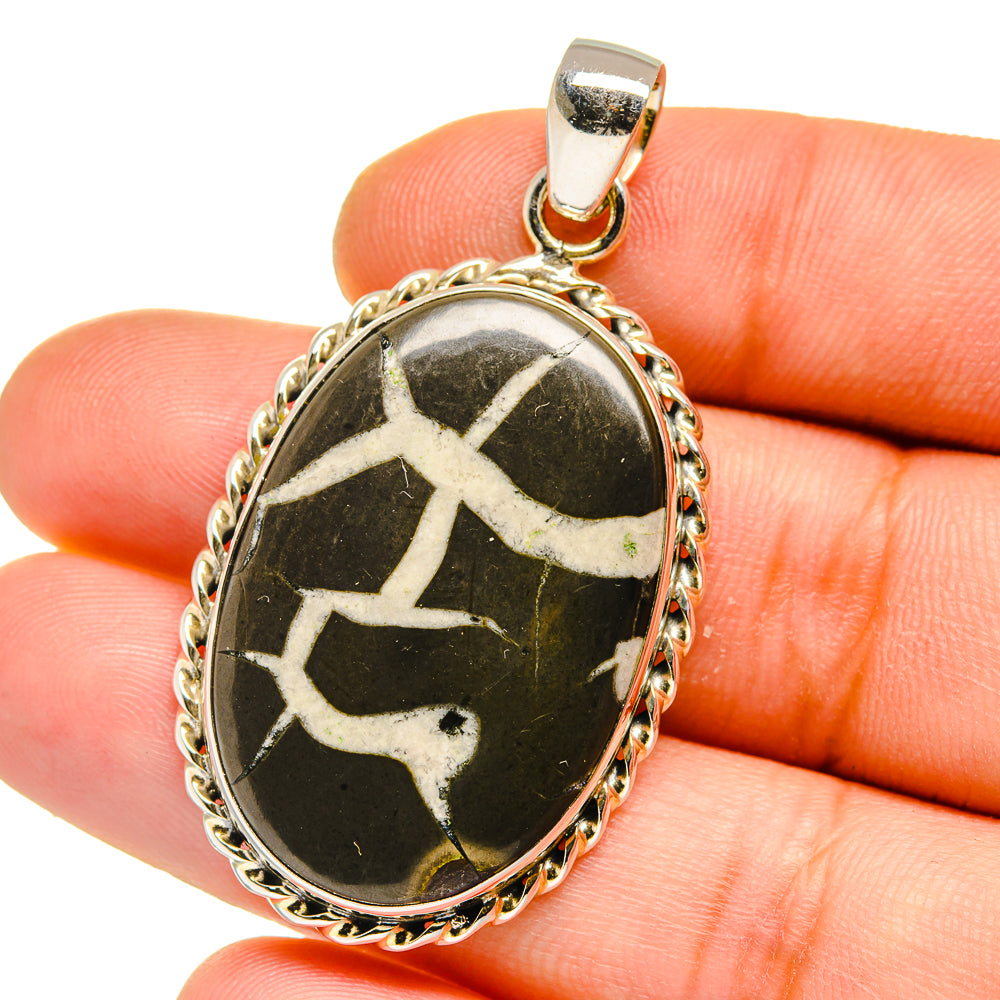Septarian Geode Pendants handcrafted by Ana Silver Co - PD15834