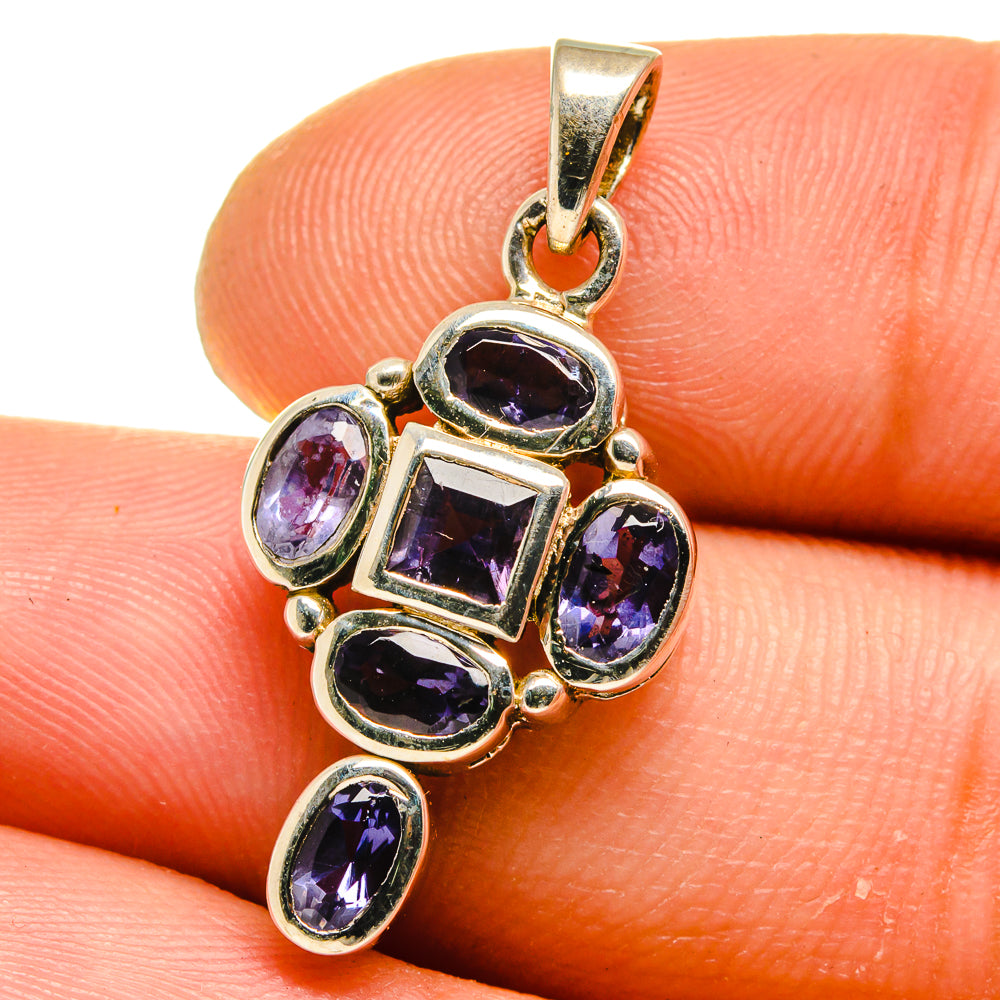 Tanzanite Pendants handcrafted by Ana Silver Co - PD15836