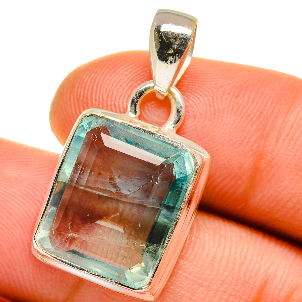 Green Fluorite Pendants handcrafted by Ana Silver Co - PD15837