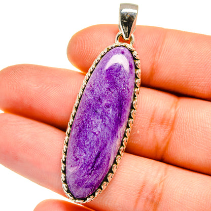 Charoite Pendants handcrafted by Ana Silver Co - PD15843