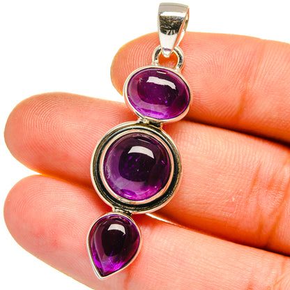 Amethyst Pendants handcrafted by Ana Silver Co - PD15848