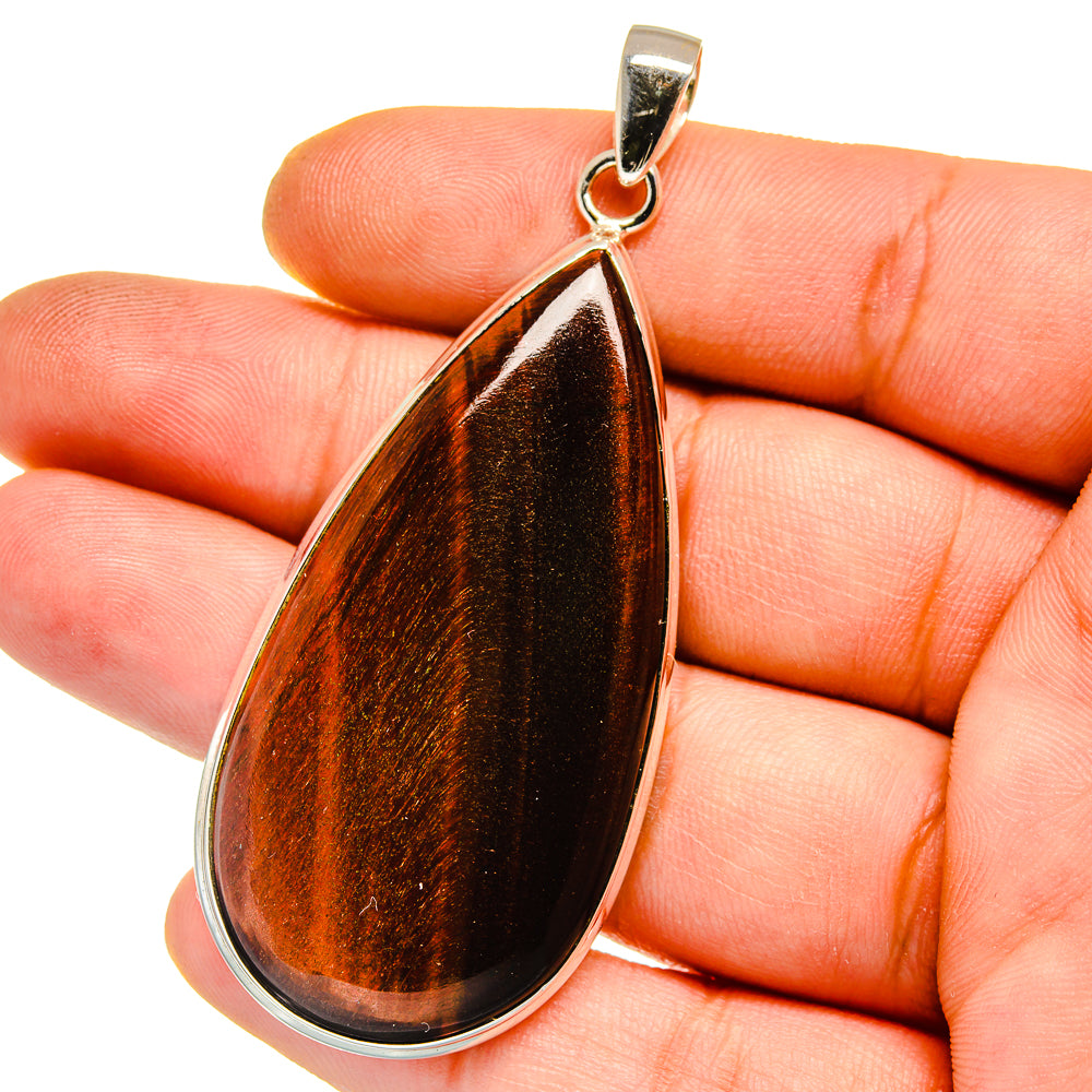 Red Tiger Eye Pendants handcrafted by Ana Silver Co - PD15860