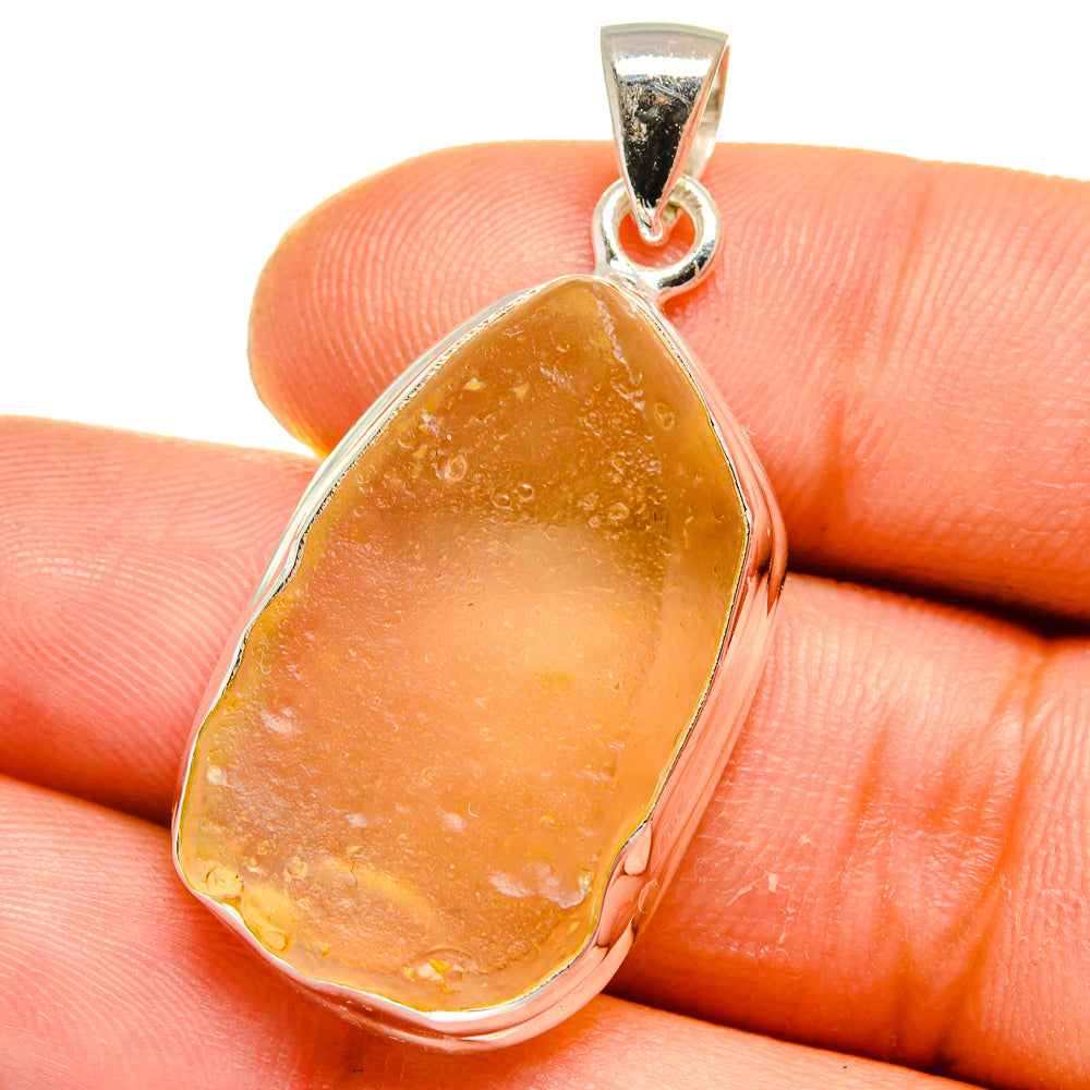 Libyan Glass Pendants handcrafted by Ana Silver Co - PD15864